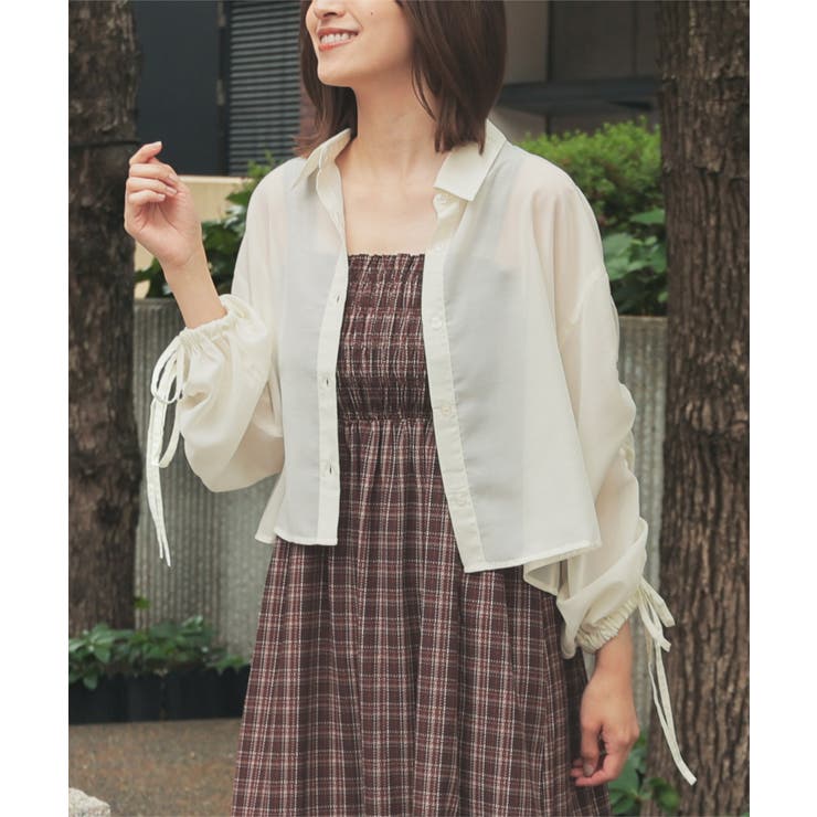 トップス シャツ シアーシャツ | Honeys | 詳細画像3 