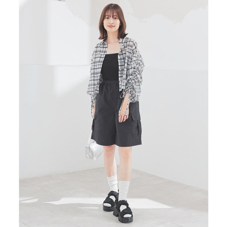 トップス シャツ シアーシャツ | Honeys | 詳細画像8 