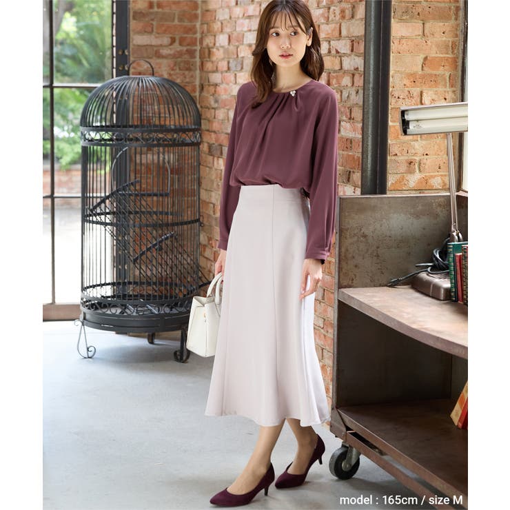 トップス ブラウス 長袖 | Honeys | 詳細画像4 