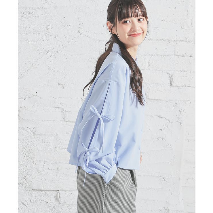 ブルー | トップス シャツ ブラウス | Honeys
