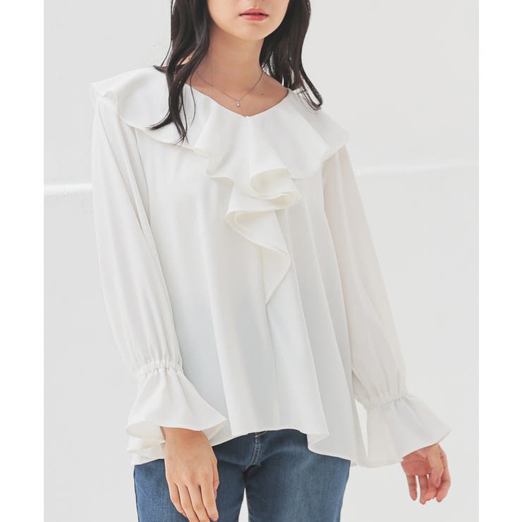 トップス ブラウス 長袖 | Honeys | 詳細画像12 