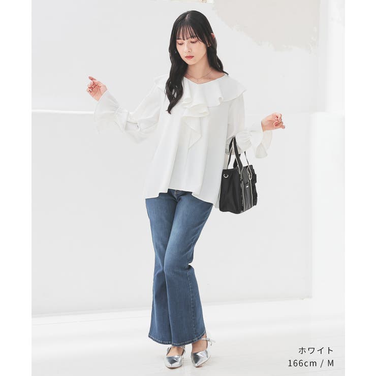 トップス ブラウス 長袖 | Honeys | 詳細画像4 