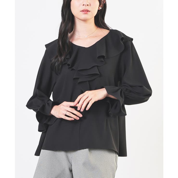 トップス ブラウス 長袖 | Honeys | 詳細画像7 