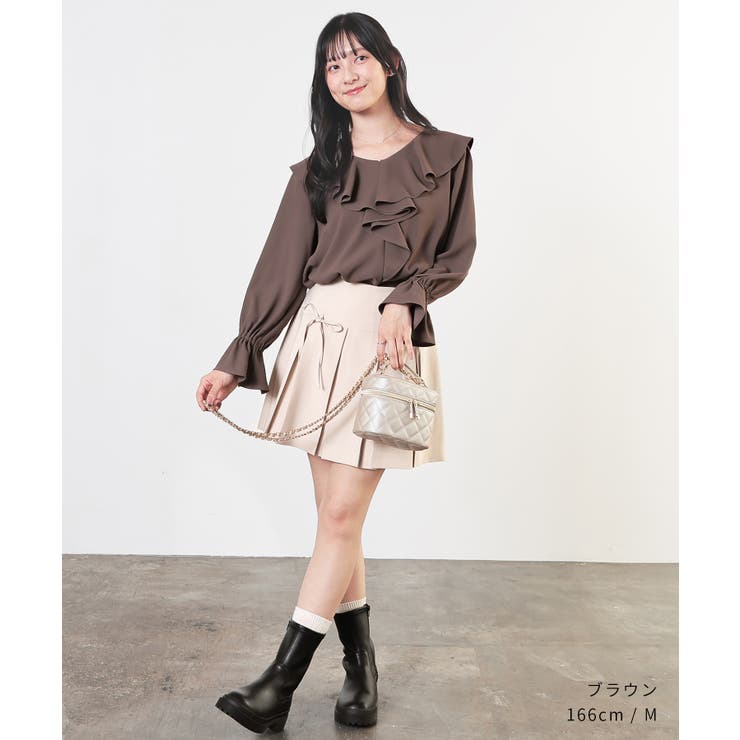 トップス ブラウス 長袖 | Honeys | 詳細画像8 