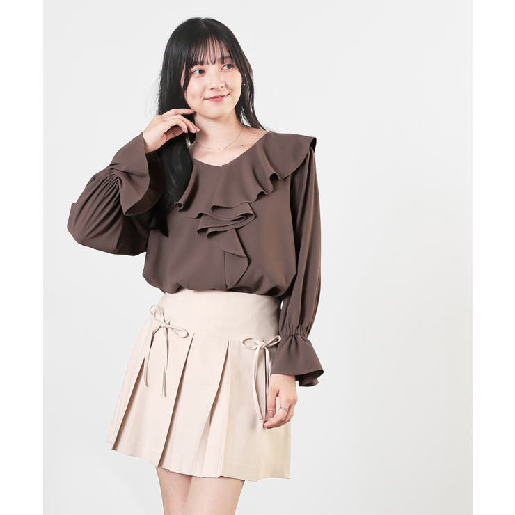 トップス ブラウス 長袖 | Honeys | 詳細画像9 