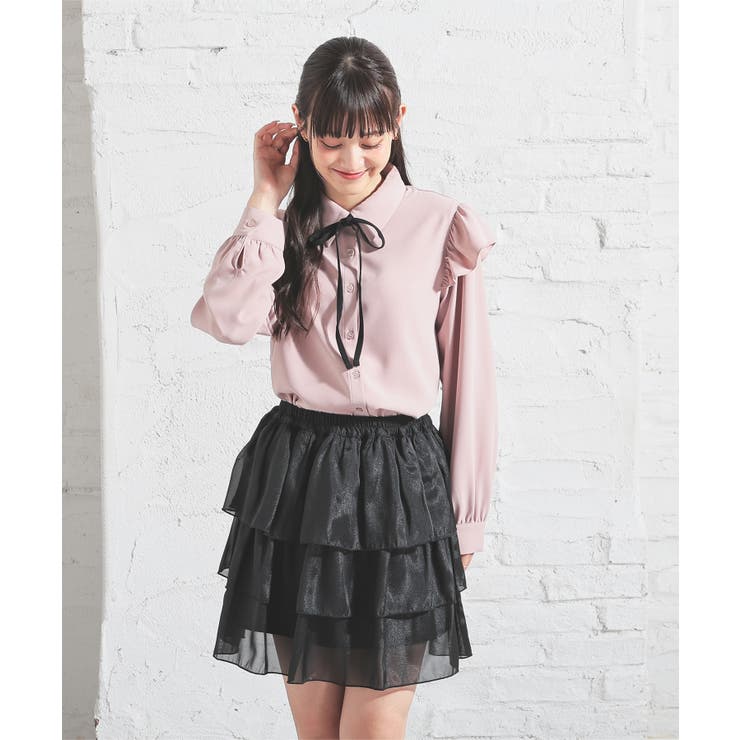 トップス ブラウス 長袖 | Honeys | 詳細画像10 