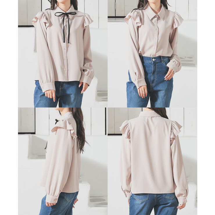 トップス ブラウス 長袖 | Honeys | 詳細画像11 