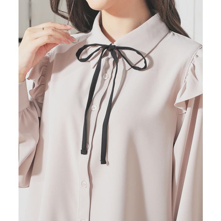 トップス ブラウス 長袖 | Honeys | 詳細画像12 