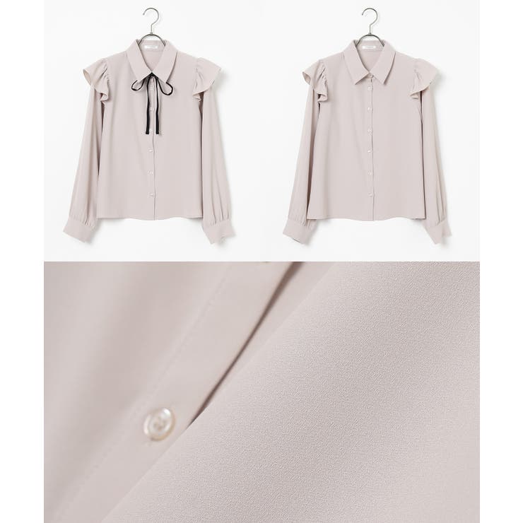 トップス ブラウス 長袖 | Honeys | 詳細画像14 