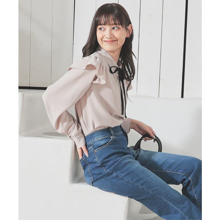 トップス ブラウス 長袖 | Honeys | 詳細画像2 