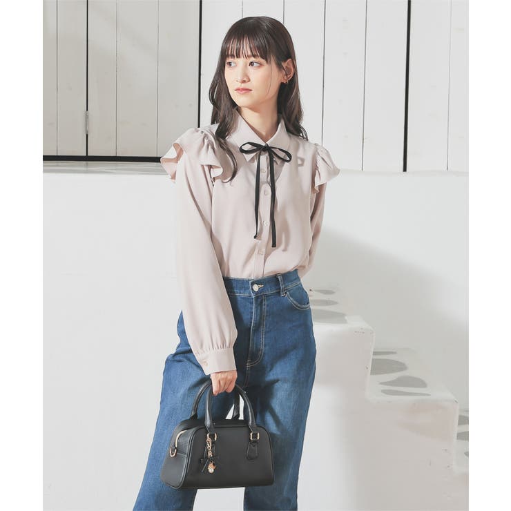 トップス ブラウス 長袖 | Honeys | 詳細画像4 