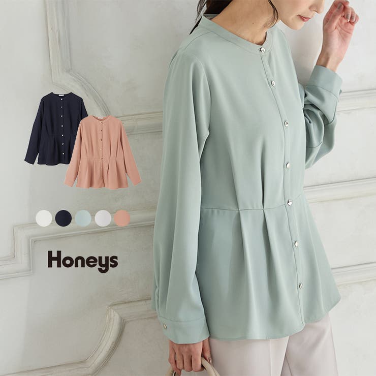 トップス ブラウス 長袖 | Honeys | 詳細画像1 