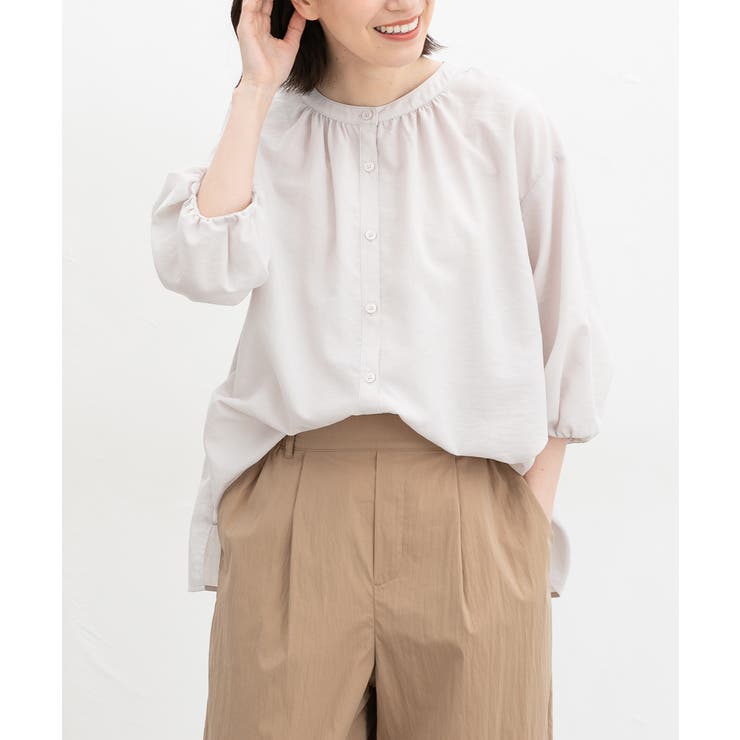 グレージュ | トップス ブラウス ２ｗａｙブラウス | Honeys