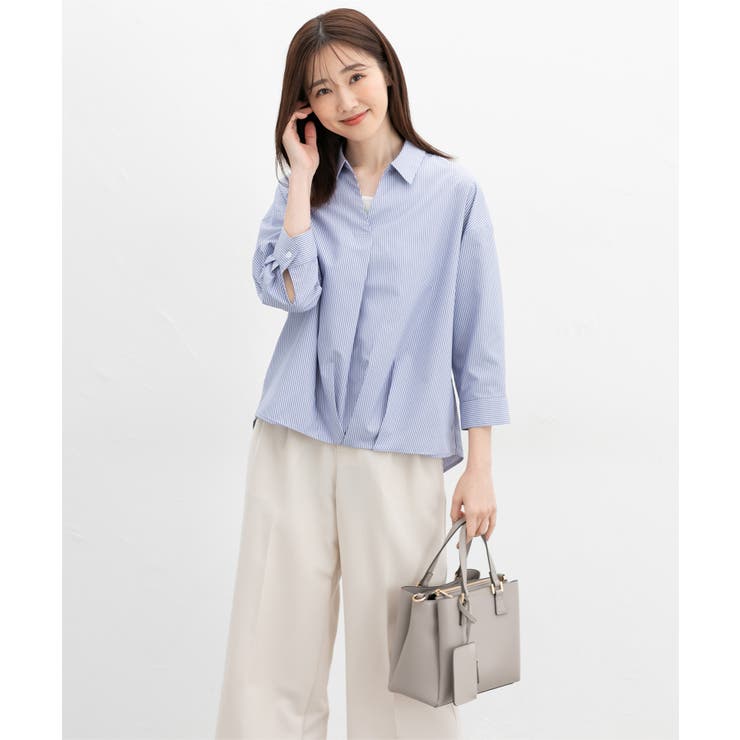 トップス ブラウス 裾タックブラウス | Honeys | 詳細画像4 