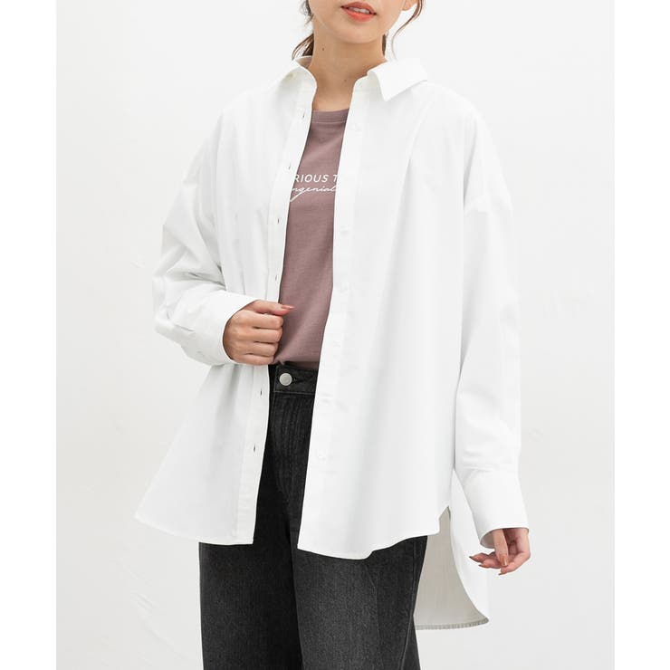 ホワイト | トップス シャツ チュニック | Honeys