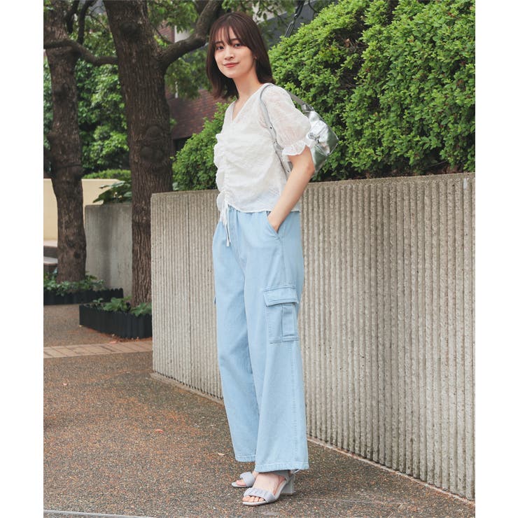 トップス ブラウス 半袖 | Honeys | 詳細画像3 