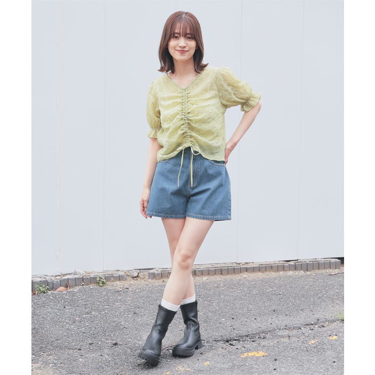 トップス ブラウス 半袖 | Honeys | 詳細画像9 