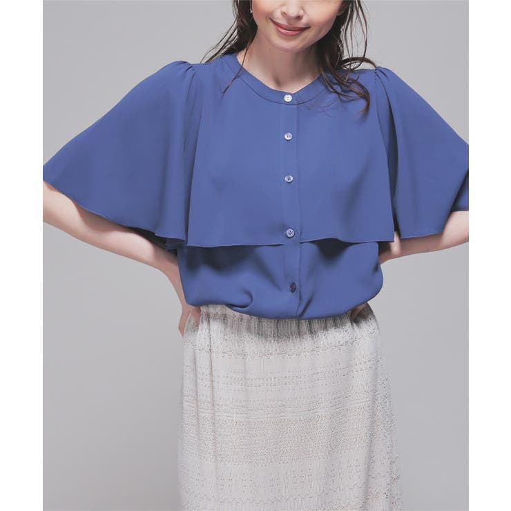 have⭐︎新品未着用⭐︎ケープブラウス ケープ付きブラウス《WEB限定》《ONESIZE》 (EB245049-D