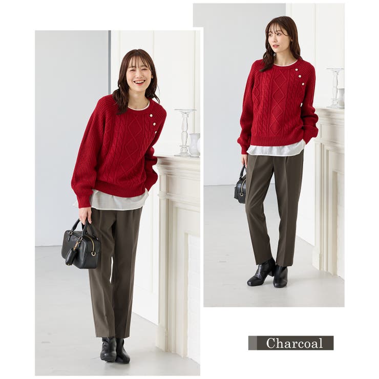 ボトムス パンツ テーパードパンツ | Honeys | 詳細画像14 