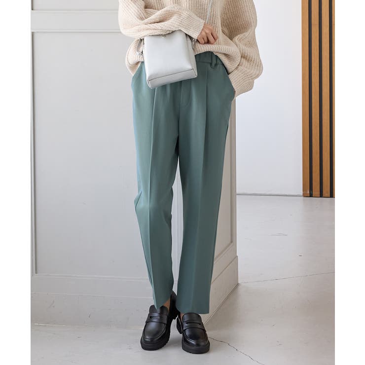 グリーン | ボトムス パンツ テーパードパンツ | Honeys