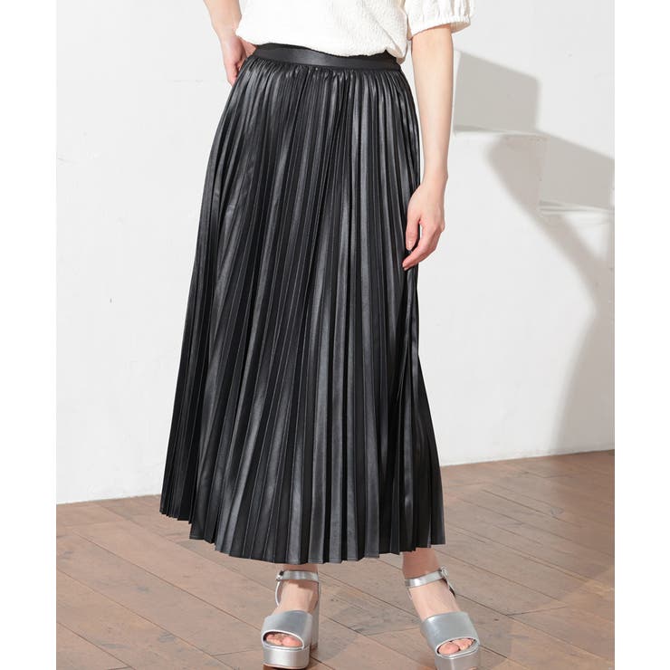 スカート ロングスカート プリーツスカート[品番：HNSW0009174