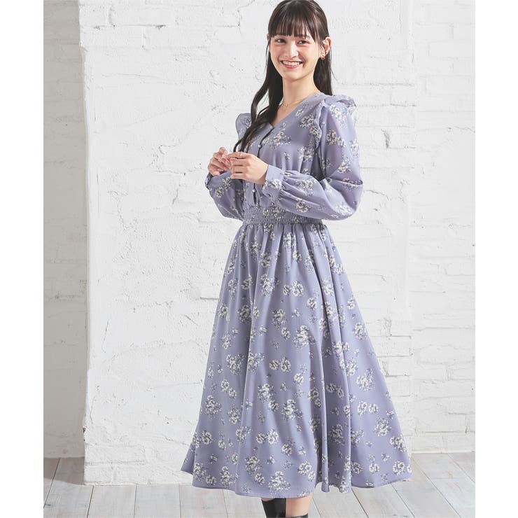 ワンピース フリルワンピース 長袖 | Honeys | 詳細画像5 