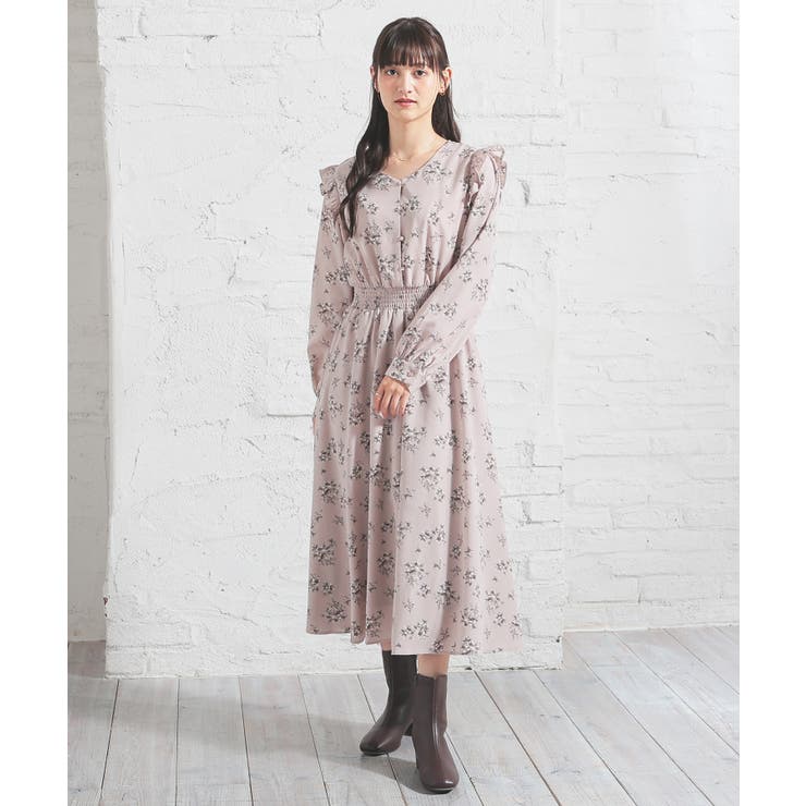 ワンピース フリルワンピース 長袖 | Honeys | 詳細画像6 