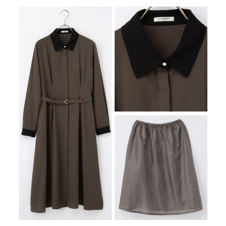 ワンピース 長袖 ロング丈 | Honeys | 詳細画像17 