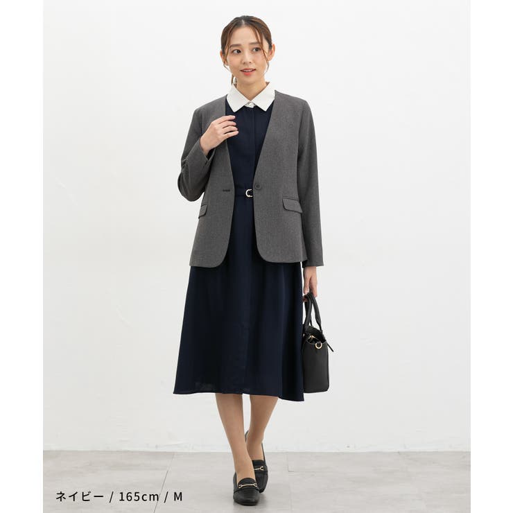 ワンピース 長袖 ロング丈 | Honeys | 詳細画像3 