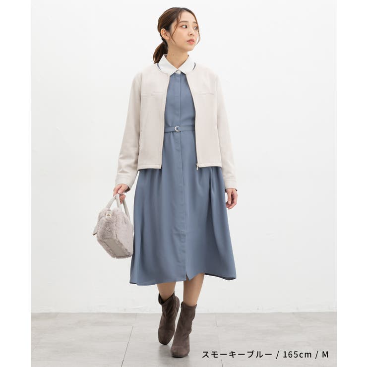 ワンピース 長袖 ロング丈 | Honeys | 詳細画像5 