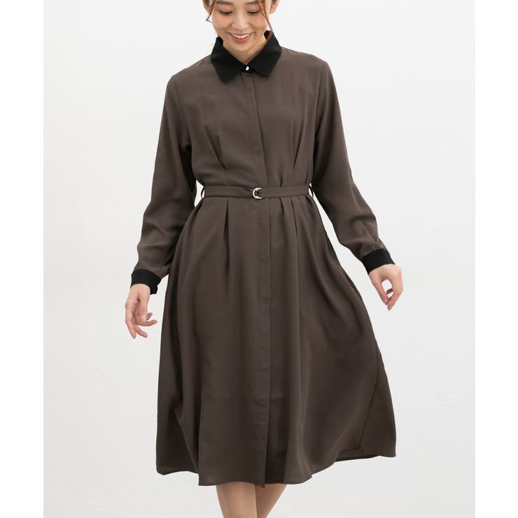 ワンピース 長袖 ロング丈 | Honeys | 詳細画像9 