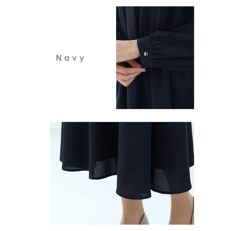 ワンピース 長袖 ロング丈 | Honeys | 詳細画像10 