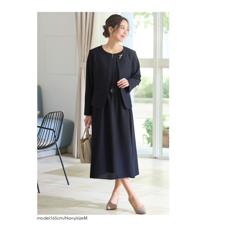 ワンピース 長袖 ロング丈 | Honeys | 詳細画像11 