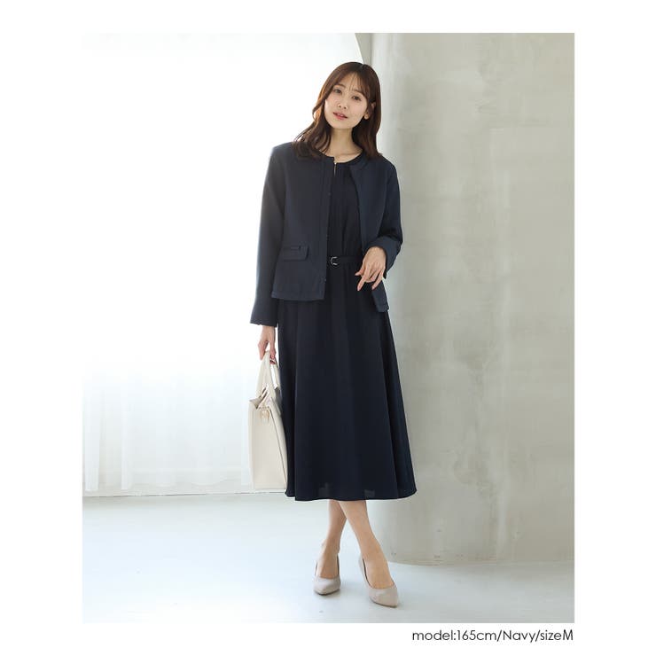 ワンピース 長袖 ロング丈 | Honeys | 詳細画像9 