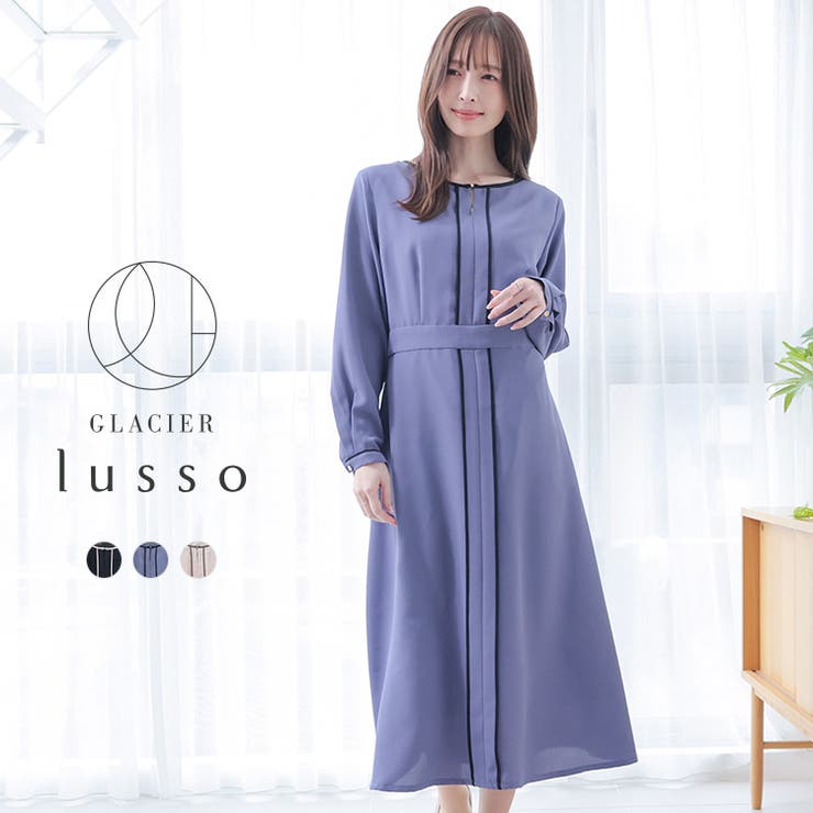 ワンピース 長袖 ロング丈 | Honeys | 詳細画像1 