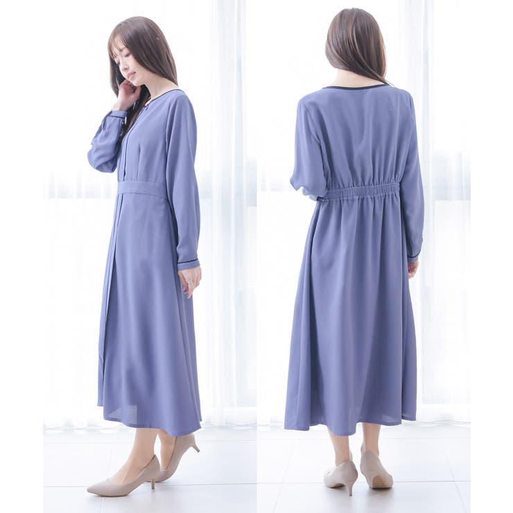 ワンピース 長袖 ロング丈 | Honeys | 詳細画像15 