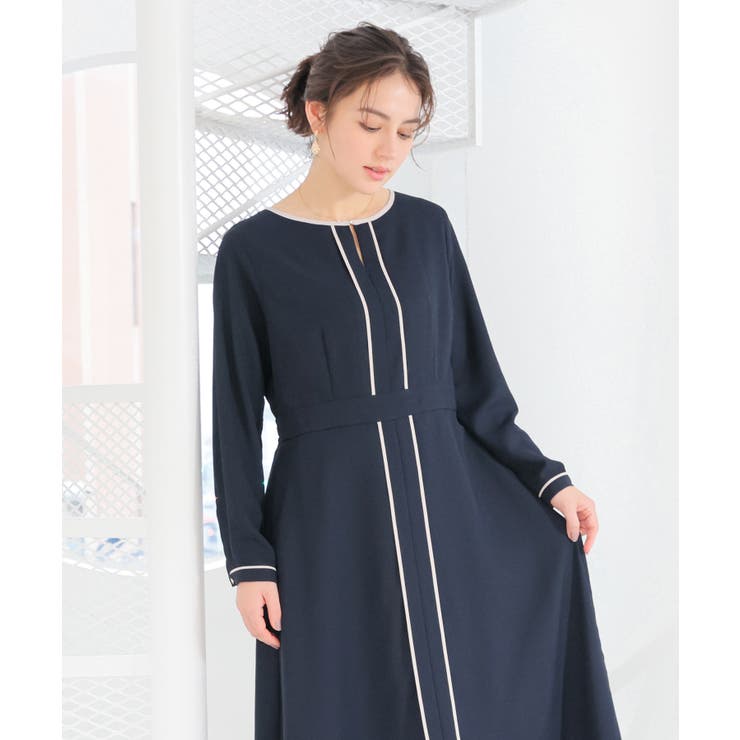 ワンピース 長袖 ロング丈 | Honeys | 詳細画像5 