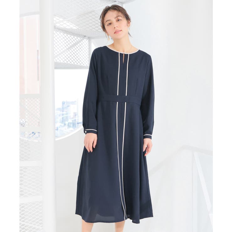 ワンピース 長袖 ロング丈 | Honeys | 詳細画像6 