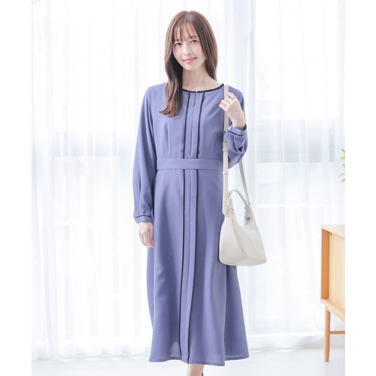 ワンピース 長袖 ロング丈 | Honeys | 詳細画像8 