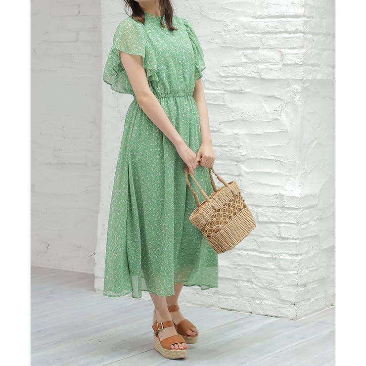 【ハニーズ】ワンピース ロング丈 フリル袖 | Honeys | 詳細画像15 