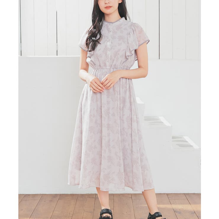 HUG.U SALE ワンピース ロングワンピース スリット ロング