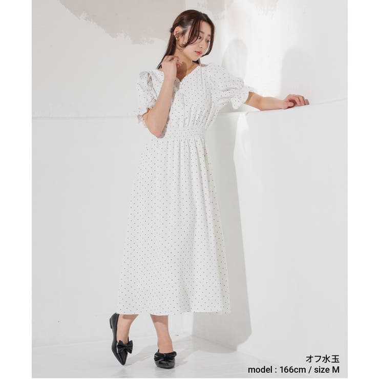 ワンピース 半袖 ロング丈 | Honeys | 詳細画像8 