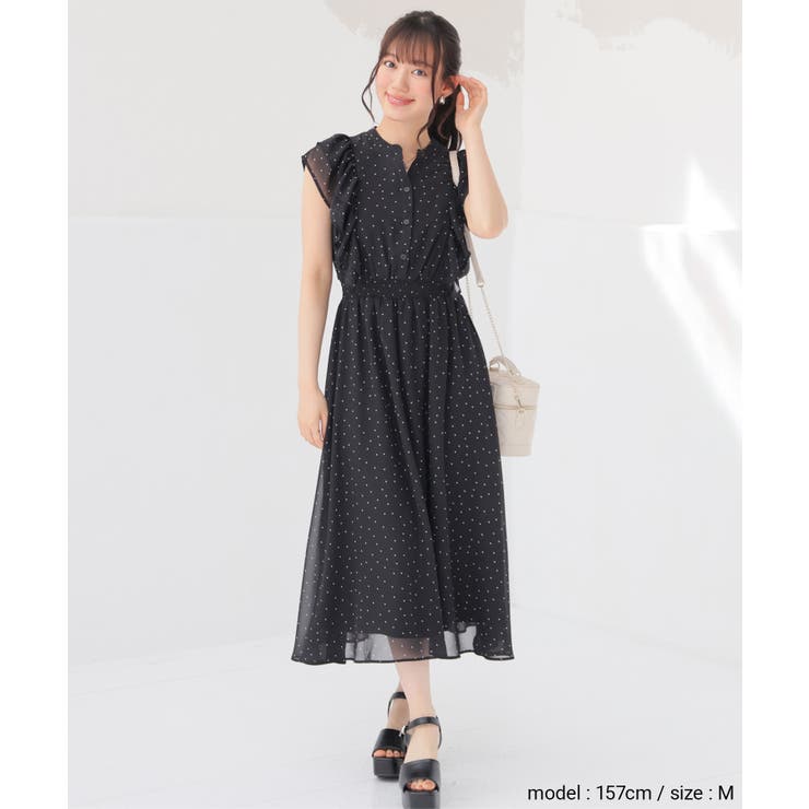 ワンピース 半袖 ロング丈 | Honeys | 詳細画像2 