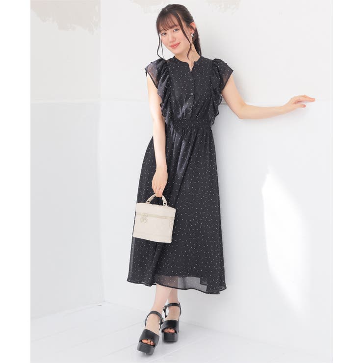 ワンピース 半袖 ロング丈 | Honeys | 詳細画像3 