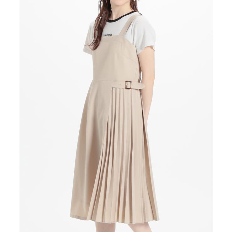 ベージュ | ワンピース ジャンパースカート レディース | Honeys