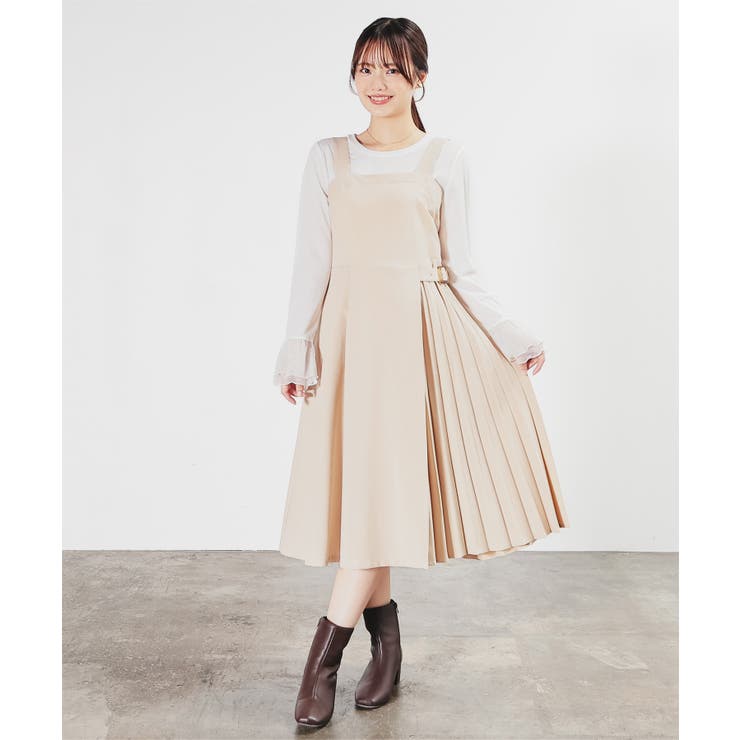 ワンピース ノースリーブ ロング丈 | Honeys | 詳細画像10 