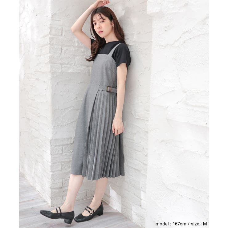 ワンピース ノースリーブ ロング丈 | Honeys | 詳細画像7 