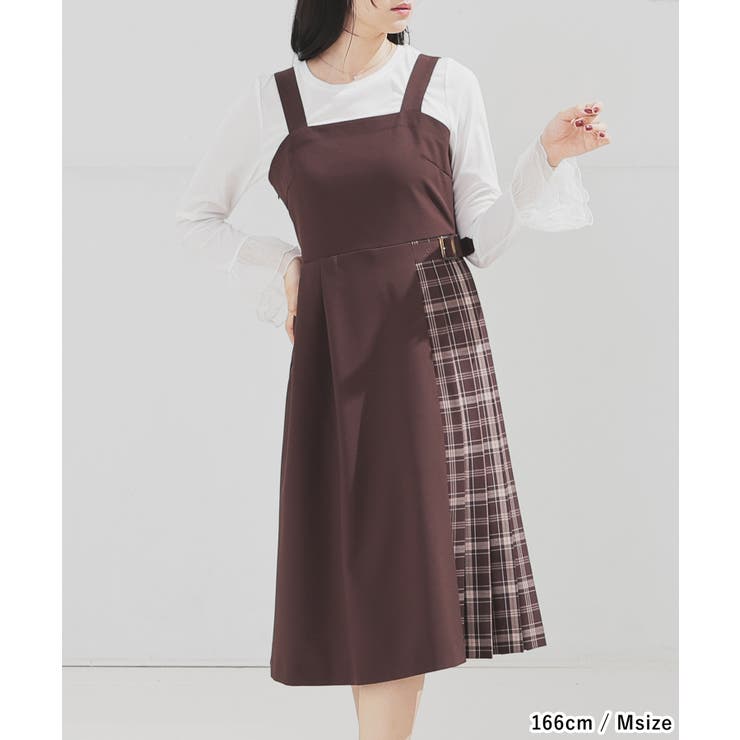 ワンピース ジャンパースカート ノースリーブ | Honeys | 詳細画像10 