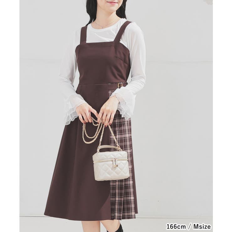 ワンピース ジャンパースカート ノースリーブ | Honeys | 詳細画像8 