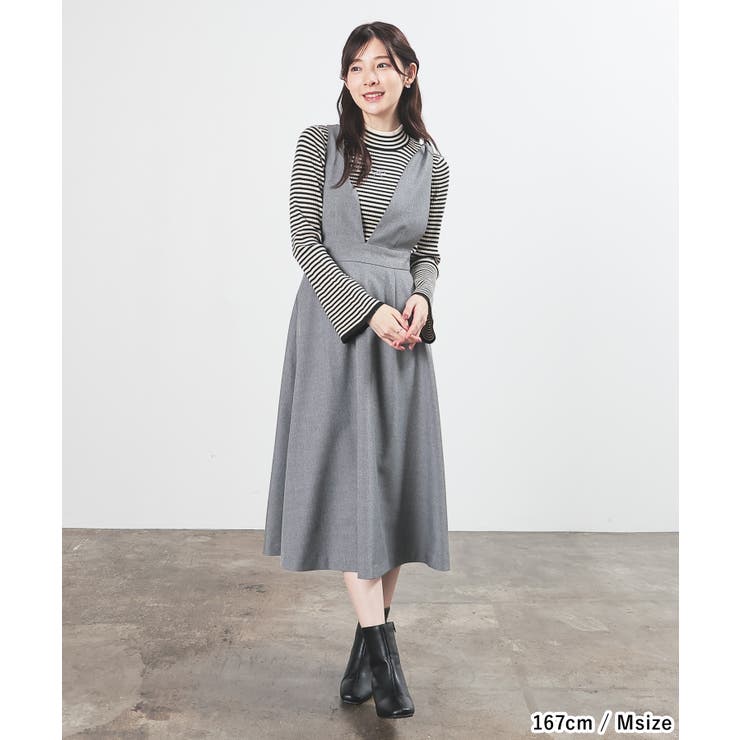 ワンピース ジャンスカ ノースリーブ | Honeys | 詳細画像3 